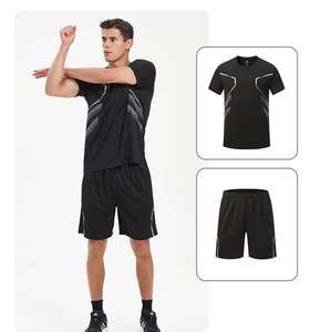 Vêtements de sport pour hommes, ensembles d'entraînement coupe-vent d'automne, vêtements athlétiques, maillots de football, shorts, tenues de basketball, de course, de gym et de football - Product Image 5