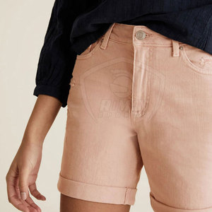 Shorts de Mezclilla para Mujer, Hechos en Pakistán, con Contraste de Color, de Alta Calidad, Cómodos y a la Moda - Product Image 5