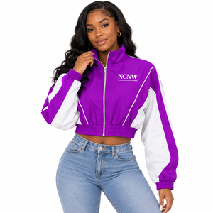 NCNW Windbreaker <b>Lightweight</b> Windcheater Casual Trendy Outdoor Windproof Zip-Up Shell <b>Jacket</b> For <b>Women</b> - Product Image 1