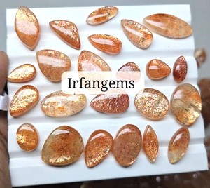 Pierres précieuses de sunstone de qualité supérieure, prix de gros, lot de pierres précieuses de sunstone 100 % naturelles, lot en vrac de pierres précieuses de sunstone, lot de cristaux de sunstone de formes variées - Product Image 4