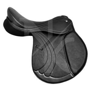 อานม้าทรงอังกฤษแบบพรีเมียมขายดี โครงไม้บุด้วยหนังแท้ ปรับได้ ผลิตภัณฑ์สำหรับแข่งม้าจากอินเดีย - Product Image 5