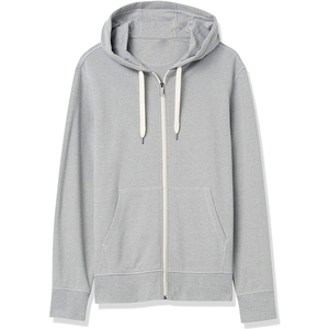 Manufacturer Streetwear Blank Men Heavyweight 100% Cotton Summer Breathable ODM Custom Zipper-Up Hoodies - Product Image 3