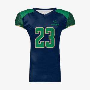 Maillot de football américain respirant à manches courtes de haute qualité à prix abordable fabriqué au Pakistan pour hommes 100% polyester - Product Image 1
