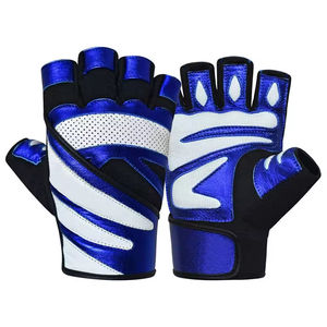 Wholesale Custom Logo Men Fitness Gym Gloves Breathable Anti <b>Slip</b> Neoprene Leather Exercise Gloves for Body Building - Product Image 3