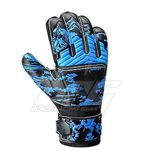 Gants de gardien de but de football durables, gants de gardien de but professionnels, paume en latex allemand haute adhérence personnalisée, doigts sur mesure - Product Image 2