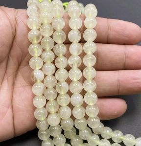 Perles de cristal naturel |   Lepidolite Citrine Agate violette |   Perles de pierres précieuses de guérison de 6 mm et 8 mm |   Couleur personnalisée |   Bijoux en gros - Product Image 2