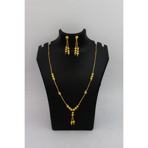 Nuevo Juego de Collar de Bolas Chapado en Oro de Diseño, Joyería de Moda para Mujer de Primera Calidad, Estilo de Oriente Medio - Product Image 1