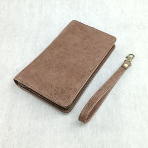 Leather Crazy Horse Vintage Luxury Zipper Closure Mobile <b>Wallet</b> RFID Passport Document Family Card <b>Holder</b> Long Women Men's 2026 - Product Image 4