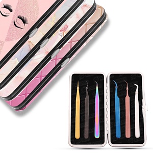 Meilleur kit de sécurité pour pinces à cils légères, étui magnétique vide personnalisable avec logo pour pinces et accessoires de beauté - Product Image 2