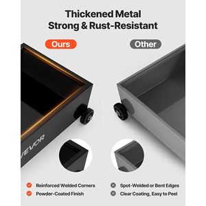 Bandeja de drenaje de aceite rodante de 25 galones con manguera de 7.2 pies, bomba manual de perfil bajo, mango plegable, herramienta de reparación automotriz a prueba de fugas - Product Image 6