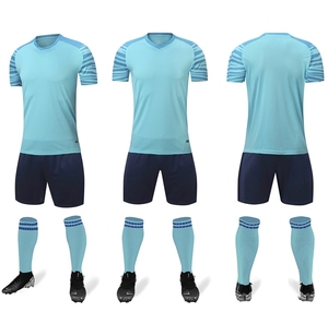 Red <b>Soccer</b> Jersey Kit Unisex Half Sleeve O-Neck 100% Polyester Moisture Wicking Athletic Fit All Seasons Team Wear Front - Product Image 6