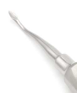 Bernard Root Tip Elevator Distal Angled 4mm 15.5cm Bayonet Syndesmotome Instrument d'extraction dentaire à manche creux chirurgical - Product Image 2