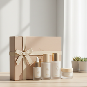 Caja de Embalaje Cosmético de Cartón Corrugado de Papel Reciclado Ecológico Personalizado, Cierre Magnético, Caja de Lujo para Cuidado de la Piel y Maquillaje, Logotipo OEM/ODM - Product Image 2