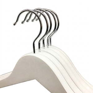 New Arrival Organizer Garment <b>Map</b> Wooden Coat Hangers High Quality Customized Logo Modern Durable Metal Hook Multifunction - Product Image 3