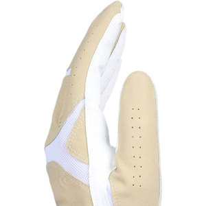 Gants de golf personnalisés en cuir souple pour hommes, respirants, antidérapants, en PU, avec logo personnalisé, style driver, jaunes, pour le travail - Product Image 4