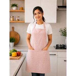 Delantal de Cocina a Rayas de Algodón y Spandex con Correa Ajustable para Hombres y Mujeres, Ideal para Cocinar, Hornear y Jardinería - Product Image 5