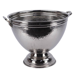 Enfriador de Botellas de Champán Decorativo con Acabado de Latón Envejecido de Primera Calidad, Pedestal de Metal, Centro de Mesa Tradicional con Base, Decoración para Bodas y Fiestas - Product Image 5