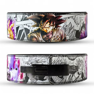 Cinturón de Powerlifting Unisex de Cuero Vacuno Goku Black de Alta Calidad, Hecho a Medida, 10 mm de Grosor, Transpirable, con Protección Profesional y Hebilla - Product Image 4