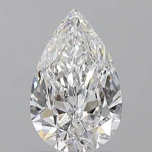 Diamant naturel en gros, taille brillant poire, 1,72 ct, couleur DEF, clarté VVS VS, solitaire non monté pour bijoux de luxe - Product Image 1