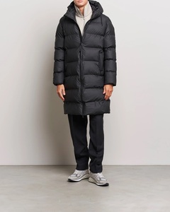 Veste longue matelassée imperméable avec logo personnalisé pour hommes et femmes, fabricant OEM ODM de vêtements d'hiver haut de gamme - Product Image 2