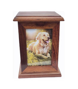 Urna de Madera para Cenizas de Mascotas, Urnas de Madera para Cenizas de Perros y Gatos, Urnas de Madera de Palisandro a Bajo Precio - Product Image 1