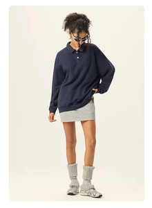 Maillot de rugby personnalisé à manches longues, style classique old school, polos pour hommes, maillot de rugby rayé robuste personnalisé - Product Image 3