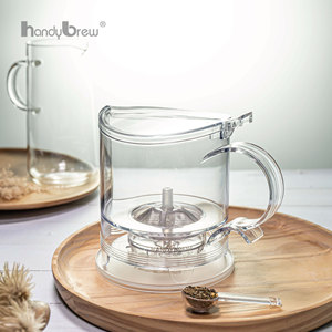 HandyBrew Bottom Dispensing Gravity <b>Tea</b> <b>Infuser</b> 1000ml Tritan Loose Leaf <b>Tea</b> Maker BPA Free OEM ODM Taiwan Manufacturer - Product Image 2