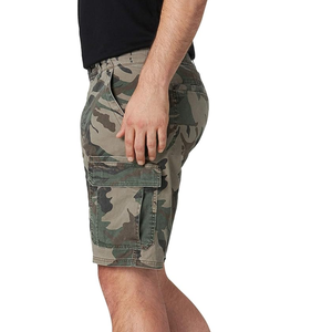 Pantalones Cortos Cargo de Lona Tejida para Hombre, Camuflaje, Cintura Media, Múltiples Bolsillos, Transpirables, Mezcla de Algodón, Casuales y Utilitarios - Product Image 5