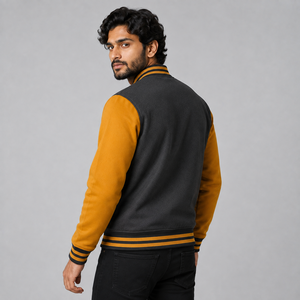 Most Selling <b>Men</b> <b>Varsity</b> <b>Jacket</b> Custom Logo Soft Comfortable Casual Baseball <b>Bomber</b> Streetwear <b>Varsity</b> <b>Jacket</b> for <b>Men</b> - Product Image 3