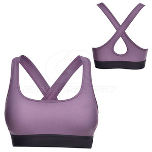 Sujetador Deportivo Cómodo de Alta Sujeción con Tirantes Ajustables, Logotipo Frontal, Hecho de Tela Suave de Secado Rápido para Entrenamientos - Product Image 2