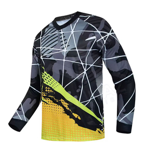 Motocross Jersey Built For Rugged Trails With Strong Stitching And Smooth Athletic Fit Motocross Jersey - Product Image 2