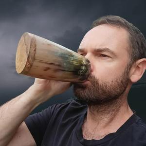 Taza de Cuerno Animal Pulido de Diseño Exclusivo, Ecológica y Hecha a Mano, Elegancia Hereditaria para una Experiencia Única al Beber - Product Image 5