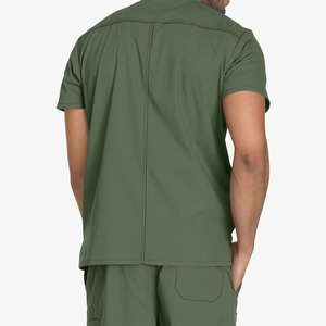 GRACE SIGN OEM Blouse médicale unisexe en tissu jersey extensible, vente en gros, personnalisable, Spandex Polyester, détection d'aiguilles - Product Image 4