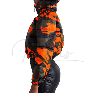 Chaquetas acolchadas de camuflaje personalizadas para hombre, chaqueta acolchada corta de camuflaje para mujer, chaquetas acolchadas de camuflaje premium, chaquetas cómodas para mujer - Product Image 2