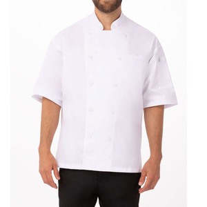 Polo de Chef Personnalisé avec Broderie de Logo – Uniforme Professionnel Respirant en Polyester pour Restaurant, Hôtel, Cuisine – Vente en Gros - Product Image 1