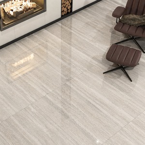 Azulejos de Porcelana Bellezza Marrón Gris Madera para Piso y Pared 600x1200mm Pulidos Brillantes Antibacterianos - Product Image 1