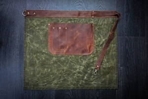 Custom Waxed Canvas Work <b>Aprons</b> for Wholesale <b>Apron</b> Restaurant Cafe <b>Garden</b> Tool Pockets for All Multipurpose <b>Aprons</b> - Product Image 5