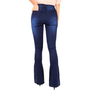 Customized High Quality <b>Material</b> Fashionable <b>Denim</b> Jeans for Women New Arrival Casual Jeans Women's Pants in Blue Color All Size - Product Image 5
