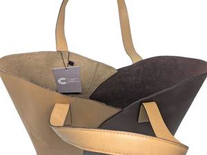 Handwoven Leather Tote Bag for Women Brown Stylish Shoulder Handbag Manufacturer India At Good Price - Product Image 4