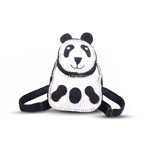 Sac à dos étudiant en feutre Panda - Product Image 1