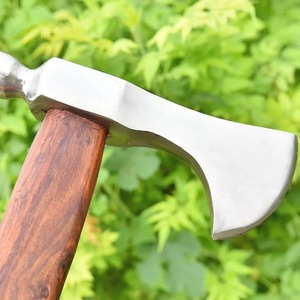 Hacha vikinga de acero con alto contenido de carbono, mango de palisandro, hacha hecha a mano, hacha vikinga, regalo para hombres, hacha de tala, acero al carbono - Product Image 2