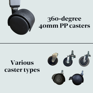 Estante de cocina plegable de tablero de hierro de cuatro capas a precio de fábrica con ruedas - Product Image 4