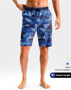 Premium Summer Beachwear Board Shorts <b>Mens</b> Quick Dry Swim <b>Trunks</b> Breathable Lightweight Polyester Shorts with Elastic Drawstring - Product Image 3