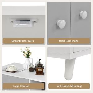 Mobiletto per lettiera per gatti con divisorio, doppie porte, grande, ecologico, in legno - Product Image 5