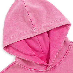Sweat à capuche rose personnalisé pour homme, style vintage délavé à l'acide, coupe oversize, streetwear, imprimé graphique, pull en molleton, motif électrique, hip-hop - Product Image 3