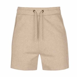 Shorts d'été décontractés pour hommes, couleur unie, tricotés, style streetwear, 100 % coton, taille élastique avec cordon de serrage, respirants, taille mi-haute, vente en gros sur mesure - Product Image 1