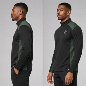 Premium Quality Sublimation Sports Half Zip <b>Jacket</b> <b>Men</b> Women Youth Quick Dry Stand Collar Team <b>Pullover</b> Reversible Front - Product Image 5