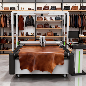 Meilleur prix pour une machine de découpe CNC du cuir pour cuir véritable, fourrure, PU, chaussures, ceintures, sacs, sièges de voiture avec couteau oscillant et CE - Product Image 1