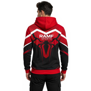 Sudadera con Capucha Personalizada con Estampado de Araña, Estilo Urbano, Holgada, Informal, Unisex - Product Image 3