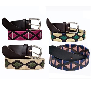 Cinturones Polo Argentina al por Mayor para Hombre, de Cuero Vacuno, para Montar a Caballo, Accesorios de Moda - Product Image 1